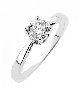 Love Diamond 9Ct Gold 50 Point Diamond Solitaire Ring