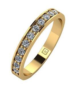 Moissanite Lady Lynsey 9Ct Gold 1Ct Moissanite Eternity Ring