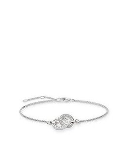 Thomas Sabo Sterling Silver Logo Double Ring Bracelet