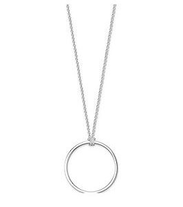 Thomas Sabo Sterling Silver 70Cm Charm Ring Necklace