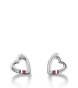 Tommy Hilfiger Heart Logo Earrings