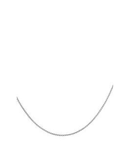 The Love Silver Collection Sterling Silver 18In Fine Spiga Chain Necklace