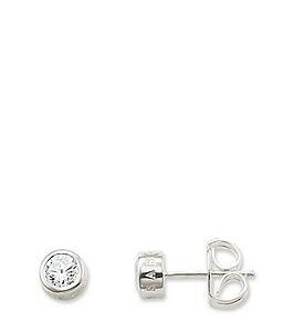 Thomas Sabo Sterling Silver Round Logo Stud Earrings