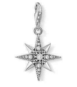 Thomas Sabo Sterling Silver Cubic Zirconia Star Charm