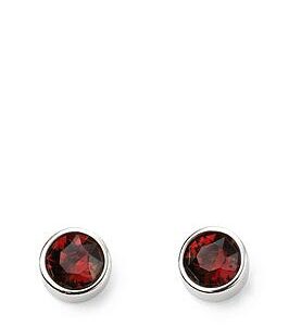 The Love Silver Collection Sterling Silver Birthstone Stud Earrings