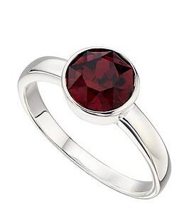 The Love Silver Collection Birthstone Silver Ring