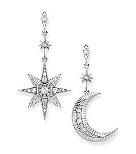 Thomas Sabo Moon And Star Earrings