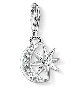 Thomas Sabo Zirconia Star& Moon Charm