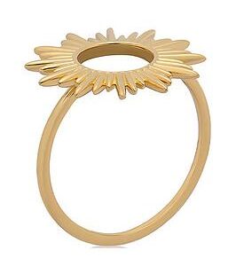 Rachel Jackson Electric Goddess Sun Ring - Gold