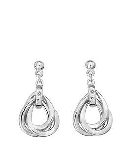 Hot Diamonds Trio Teardrop Earrings