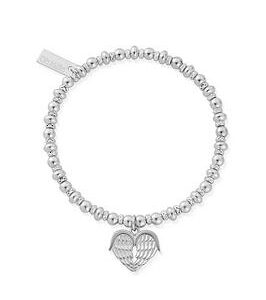 Chlobo Sterling Silver Didi Sparkle Heavenly Heart Bracelet