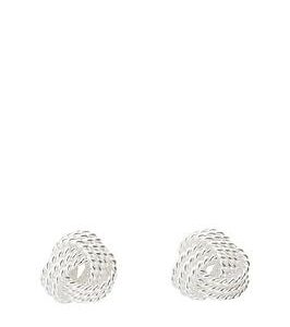 The Love Silver Collection Sterling Silver Knot Stud Earrings