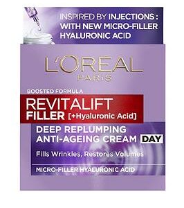 L'Oreal Paris Revitalift Filler + Hyaluronic Acid Anti Aging Day Cream 50Ml