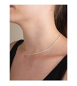 The Love Silver Collection Sterling Silver Foxtail Chain Adjustable Necklace