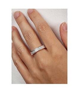 The Love Silver Collection Sterling Silver & Cubic Zirconia Eternity Ring