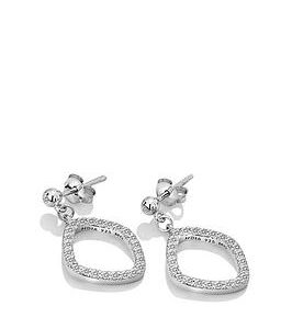 Hot Diamonds Behold White Topaz Statement Earrings