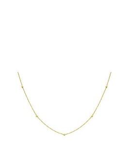 Love Gold 9Ct Yellow Gold Diamond Cut Ball And Twist Curb Chain 46Cm/18'