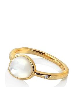 Hot Diamonds X Jac Jossa Calm Mother Of Pearl Ring