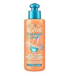 L'Oreal Paris Elvive Dream Lengths Curls Leave-In Cream (For Curly To Wavy Hair) - 200Ml