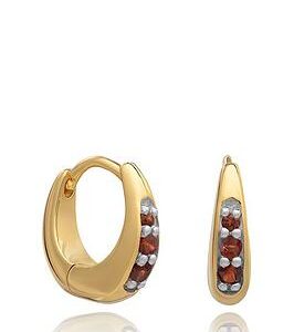 Rachel Jackson Birthstone Huggie Hoop Earrings