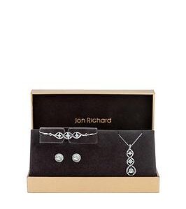 Jon Richard Silver And Opal Trio Set