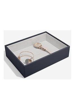 Stackers Navy Pebble Classic Chunky Jewellery Layer