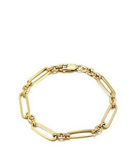 Seol + Gold 18Ct Gold Plated Sterling Silver Chunky Link Chain Bracelet