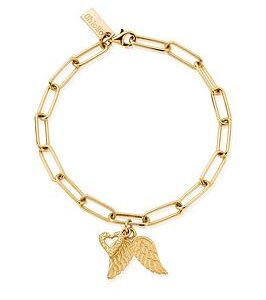 Chlobo Gold Link Chain Love And Guidance Bracelet