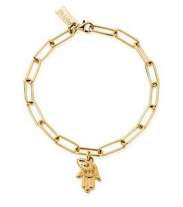 Chlobo Gold Link Chain Protection Bracelet