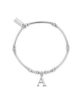 Chlobo Silver Iconic Initial Bracelet