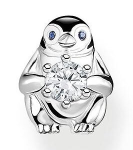 Thomas Sabo Single Penguin Ear Stud With White Stones