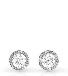 Guess Studs Party 12Mm 4G Logo Stud Earrings Silver