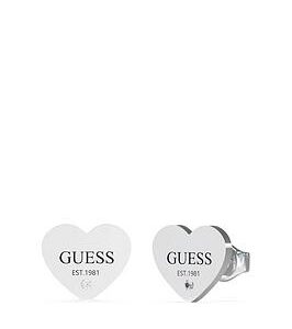 Guess Studs Party 11Mm Plain Heart Stud Earrings