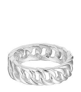 Seol + Gold Sterling Silver Curb Chain Ring