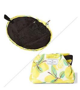 The Flat Lay Co. Lemons Open Flat Makeup Bag