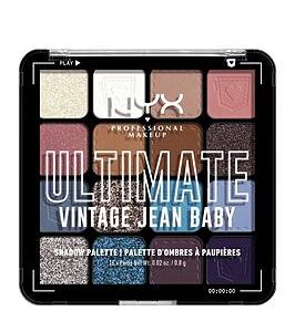 Nyx Professional Makeup Ultimate Shadow Palette Vegan 16-Pan - Vintage Jean Baby