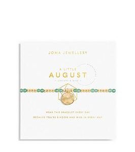 Joma Jewellery A Little August Birthstone Bracelet