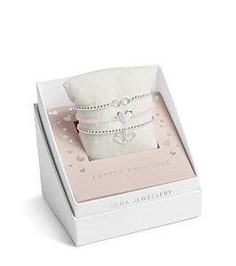 Joma Jewellery Children'S Celebrate You Gift Box Lovely Daughter (Set Of 3 Bracelets)