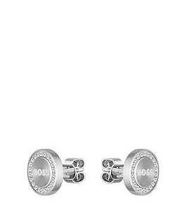 Boss Ladies Boss Iona Stainless Steel Crystal Stud Earrings