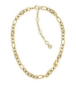 Tommy Hilfiger Women'S Gold Plated Link Chain Necklace