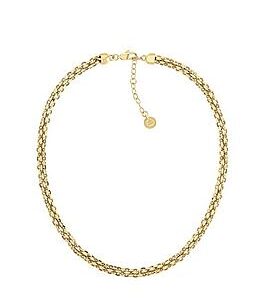 Tommy Hilfiger Women'S Gold Plated Chain Necklace