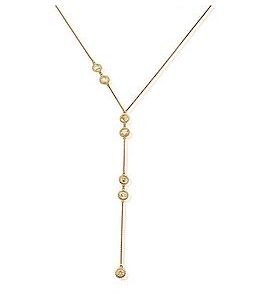 Chlobo Gold Positive Vibes Lariat Necklace