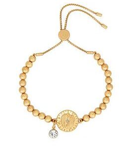 Bibi Bijoux Gold 'Starlit Harmony' Disc Friendship Bracelet