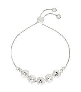 Bibi Bijoux Silver 'Harmony' Friendship Bracelet