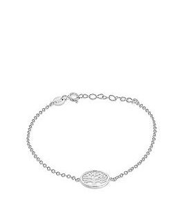 The Love Silver Collection Sterling Silver Tree Of Life Adjustable Bracelet