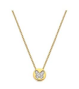 Hot Diamonds Hd X Jj Butterfly Necklace