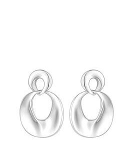 Inicio Sterling Silver Plated Molten Earrings - Gift Pouch