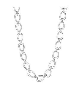 Inicio Sterling Silver Plated Open Linked Necklace - Gift Pouch