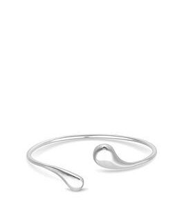 Inicio Sterling Silver Plated Bangle Bracelet With Gift Pouch