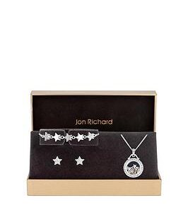 Jon Richard Silver Plated Star Shaker Trio Set - Gift Boxed